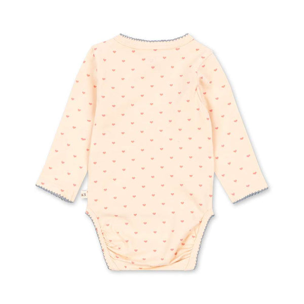 Neugeborenen-Body Basic Teddy Coeur von Konges Sløjd im Detail