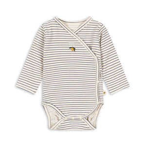 Konges Sløjd Neugeborenen-Body Basic Stripe Como als Wickelbody
