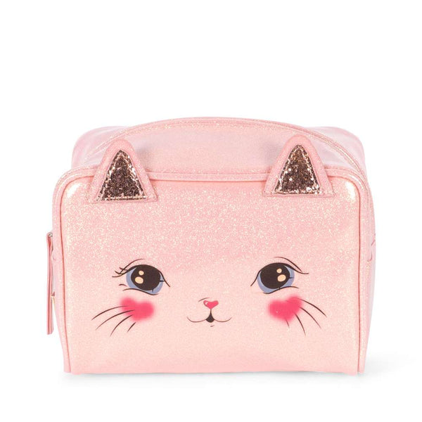Konges Sløjd Täschchen Katze Cerise Glitter Pink