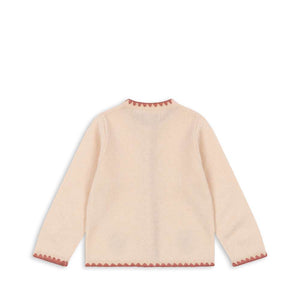 Konges Sløjd Strickjacke Collette Rosey – Nahaufnahme