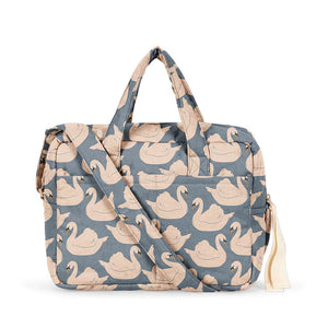 Konges Sløjd Puppenwagen-Tasche Swan mit Schultergurt und grosser Aussentasche