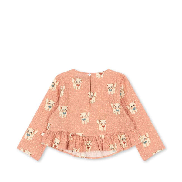 Konges Sløjd Bluse Elin Ciao Miao Rose – Nahaufnahme