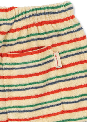 Konges Sløjd Sweatpants Itty Kick Stripe aus Bio-Baumwolle, Rückansicht