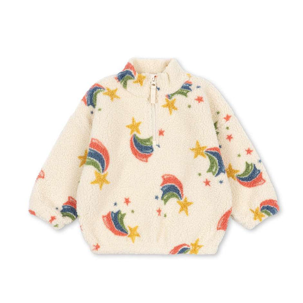 Teddyjacke Half Zip Jody Rainbow Star