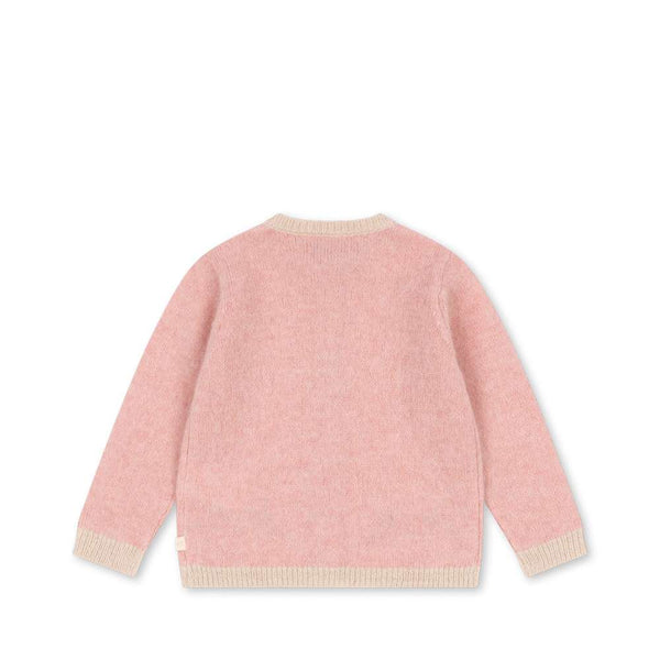 Konges Sløjd Strickjacke Kitty Silver Pink – Nahaufnahme