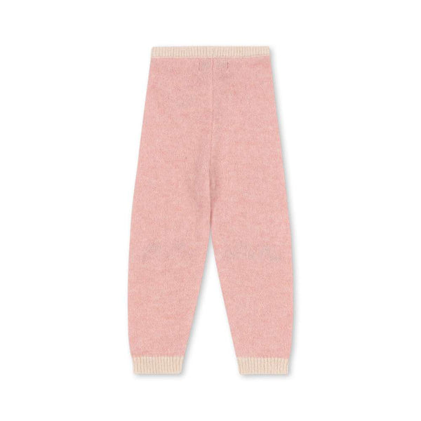 Konges Sløjd Strickhose Kitty Silver Pink – Detailansicht