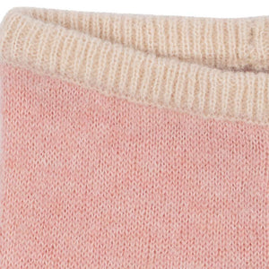Konges Sløjd Strickhose Kitty Silver Pink – Nahaufnahme