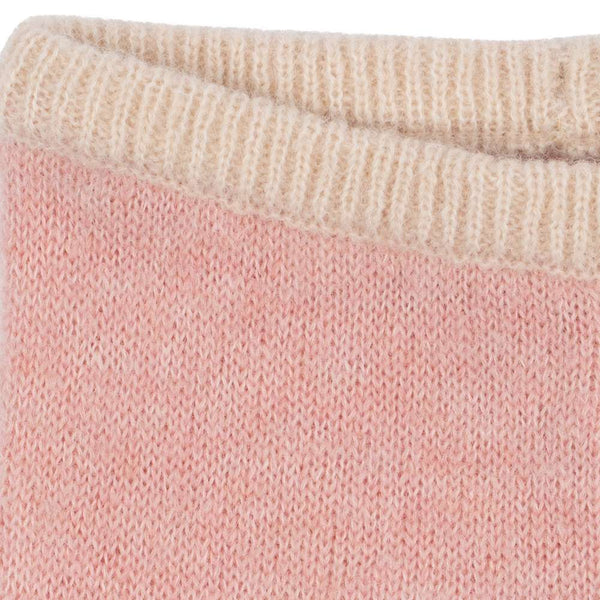 Konges Sløjd Strickhose Kitty Silver Pink – Nahaufnahme