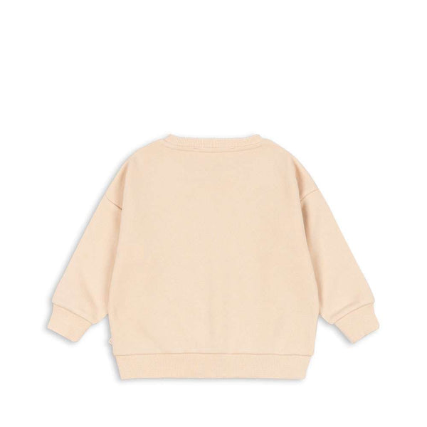 Pailetten-Sweatshirt Lou Buttercream