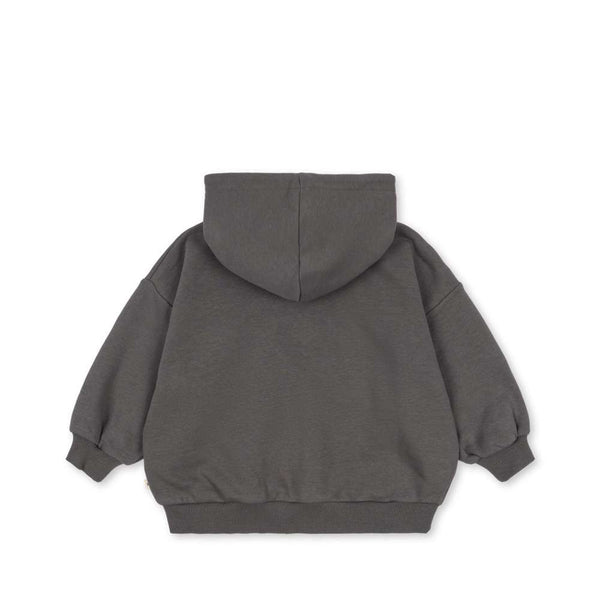 Zip-Hoodie Lou von Konges Sløjd mit Rippenbündchen