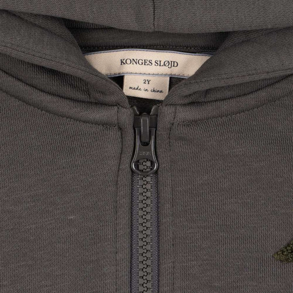 Konges Sløjd Sweatjacke Lou Magnet mit Kapuze von hinten
