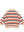 Konges Sløjd Half-Zip Sweatshirt Loupy Tangerine Stripe – Nahaufnahme