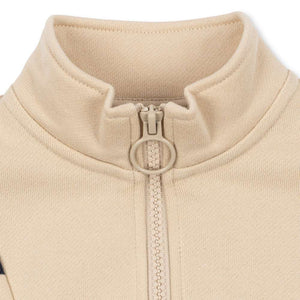 Konges Sløjd Half-Zip Sweatshirt Loupy Tangerine Stripe – im Detail
