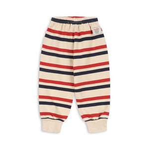 Sweathose Loupy Tangerine Stripe von Konges Sløjd Rückansicht