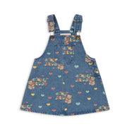 Robe salopette Magot Teddy Cœur