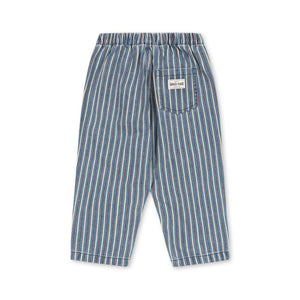 Konges Sløjd Jeans Magot Tricolore Bleu, robuster Denim