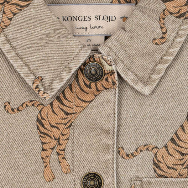 Konges Sløjd Jeanshemd Magot Tiger – Rückansicht