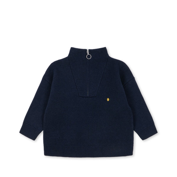 Sweatshirt Half Zip Mano Total Eclipse
