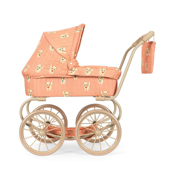 Konges Sløjd Puppenwagen Pram Minnie Ciao Miao Rose, Detail