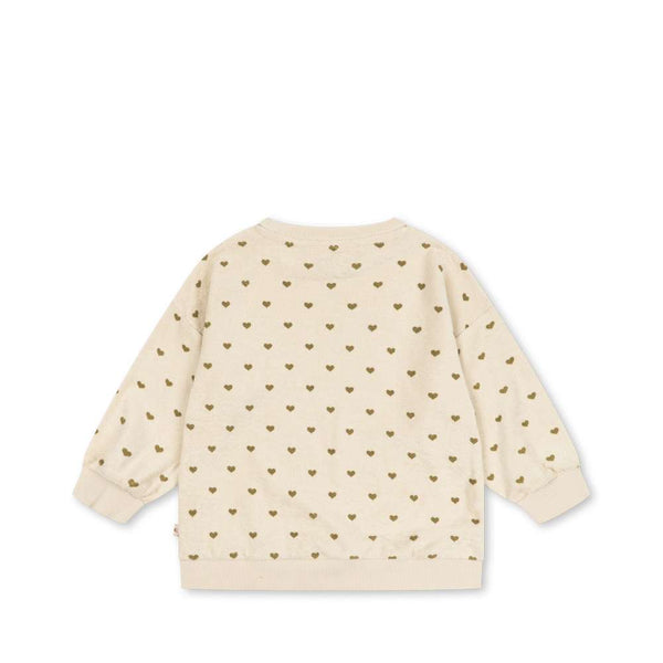 Konges Sløjd Sweatshirt Mitty Oyster Coeur – Rückansicht