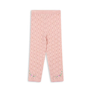 Konges Sløjd Strickhose Rosier Chintz Rose – Vorderansicht