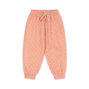 Konges Sløjd Sweathose Spotty Coeur Feathers – Vorderansicht