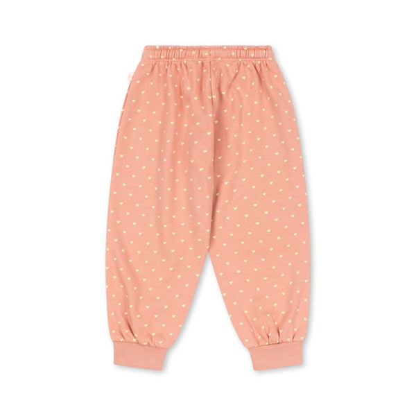 Konges Sløjd Sweathose Spotty Coeur Feathers – Detailansicht