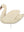 LED-Wandlampe Schwan Beige