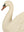 LED-Wandlampe Schwan Beige