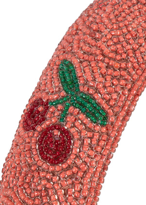 Perlen-Haarreif Cherry