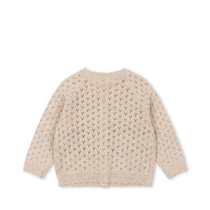 Strickjacke Belle Cream and Tulips