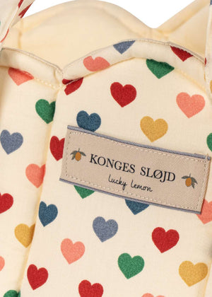 Puppen-Tragetasche Coeur Coloré von Konges Sløjd, weitere Ansicht