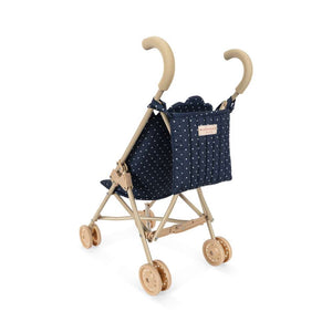 Puppenbuggy Ditzy Dot von Konges Sløjd mit stabilen Doppelrädern