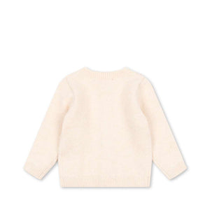 Strickjacke Fleuri Buttercream