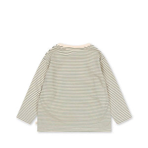 Langarmshirt Lin Stripe Oasis