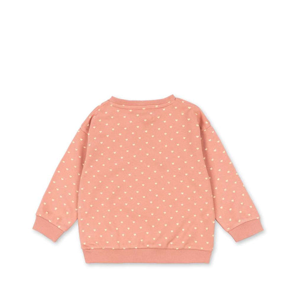 Konges Sløjd Sweatshirt Spotty Coeur Feathers – Detailansicht
