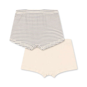 Gestreifte Boxershorts Blue Stripe von Konges Sløjd, Detail des elastischen Bunds