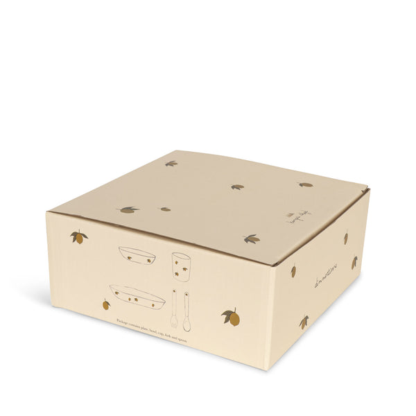 PLA Geschirrset Lemon