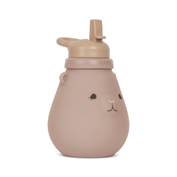 Silikon Trinkflasche Teddy Blush