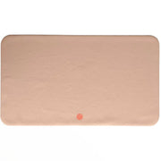 Tapis à langer et set de table en cuir de silicone Pêche/Vert