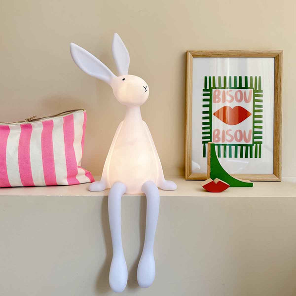 Nachtlicht Joseph der Hase von Rose in April, Seitenansicht