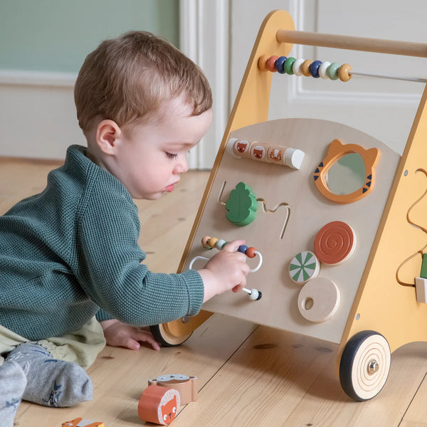 Sebra Activity-Lauflernwagen FSC Wildlife – Lauflernwagen aus Holz | Beluga Kids