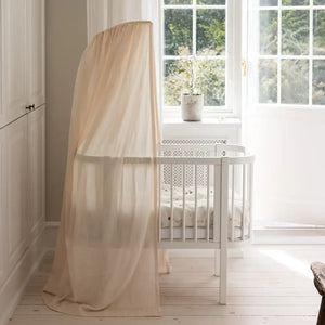 Sebra Baldachinhalter Classic White – gepolsterte Spannscheiben im Detail