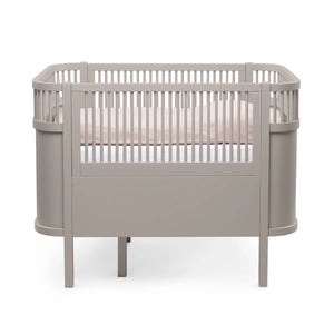 Sebra Babybett Baby & Junior Jetty Beige aus Holz – Frontansicht