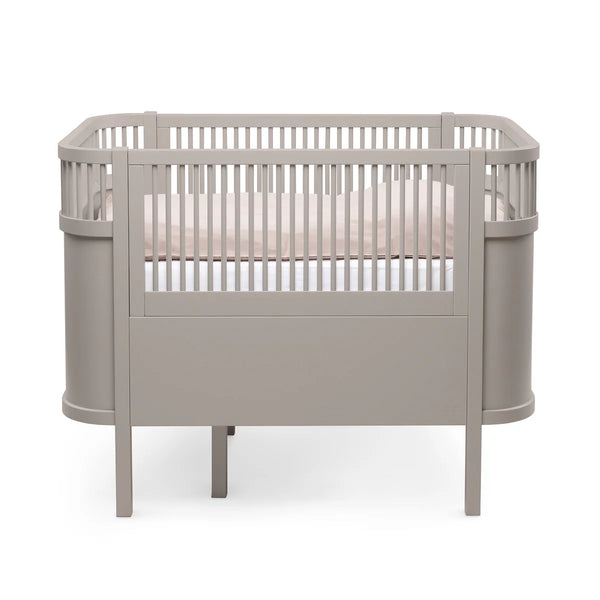 Sebra Babybett Baby & Junior Jetty Beige aus Holz – Frontansicht