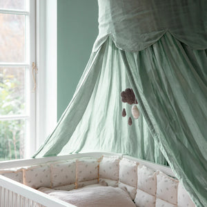 Sebra Cloud Baldachin Seabreeze Green, Seitenansicht