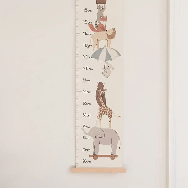Sebra Messlatte aus Kunstdruckpapier mit Buchenholzhalterung