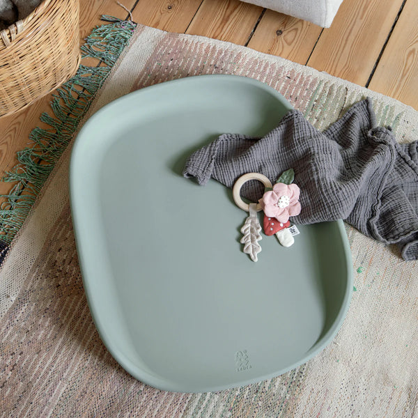 Sebra PUSLE PUR Wickelauflage Seagrass Green – Oberfläche