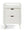 Sebra Wickelkommode Classic White in Weiß – Frontansicht