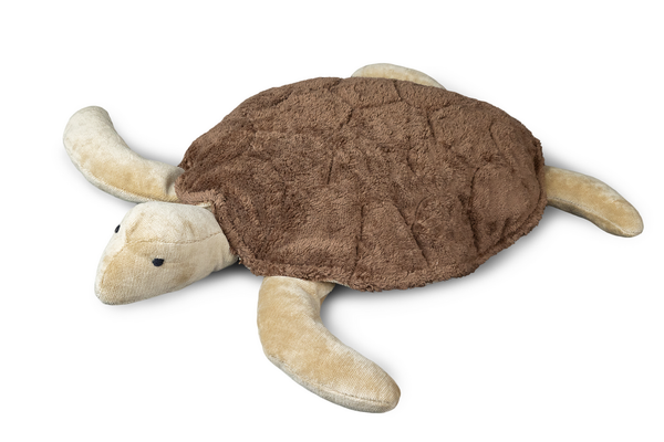 Senger Naturwelt Schildkröte gross in Braun, 52 cm, aus GOTS-Bio-Baumwolle